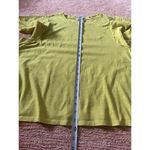 Nine West  Jeans Yellow Flutter Sleeve Top Women’s XL 100% Cotton Photo 3