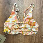 Stone Fox Swim NWT  Daya Bikini Top Hot Tropix Print Size Small Photo 4