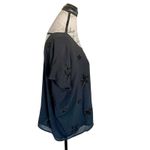 Chaser  Womens Blouse Sz XS Boxy Star Beaded Sequins Baddie Witchy Gothic Vampy Photo 2