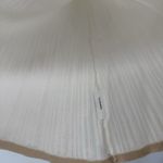 Theory  Open Knit White & Tan Cardigan Top Preppy Designer Size Medium Photo 6