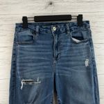 American Eagle  Dark Wash Distressed Stretchy Skinny Jeans Size 12 Photo 1