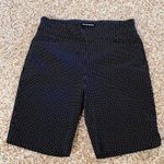 Hilary Radley Hillary Radley Bermuda shorts black with white print LIKE NEW Photo 2