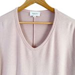 Korye x Stitch Fix‎ V Neck Long Sleeve Soft Sweater in Ballet Pink, Size Small Pink Photo 1