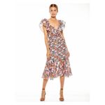 TALULAH La Maison  Floral Linen Midi Dress Photo 1