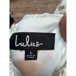 Lulus  Divine Beauty White Lace Midi Dress With Pockets Size Large Photo 6