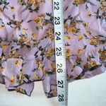 Audrey 3+1 backless floral purple romper size large new Photo 12