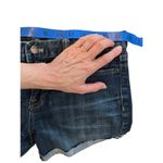 J.Crew Hipslung Denim Cutoff Shorts Women 6 Low Rise‎ Raw Hem Distressed Blue Photo 5