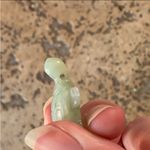 Artisan Jade Green Carved Genuine Stone Pendant Charm Figurine Photo 4
