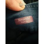 Gloria Vanderbilt Women’s Amanda Pull On Slimming Dark Wash Blue Jeans 18 Short Photo 5