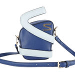 Cise Sterlo Statement Bag in Navy NWOT Blue Photo 0