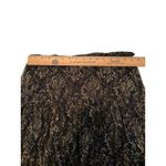 Rampage Clothing Black Gold Lace Tiered Midi Skirt Size S Fairy Goth Grunge Photo 6