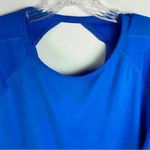 FILA  Sport Women's Long Sleeve Top Blue M Moisture-Wicking Quick-Dry Open Back Photo 3