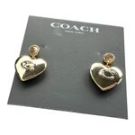 Coach  Signature Heart Drop Earrings Photo 2