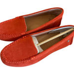 UGG  Australia Milana Water-Resistant Suede Shoes Loafers Leather Orange Size 5 Photo 0