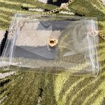 Transparent Gold Chain Women Bag. New Photo 4