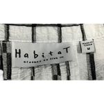 Habitat Clothes To Live In Tunic Size Medium Black White Stripes Textured Artsy Photo 9
