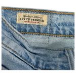 Levi's  Jeans Womens W31 Blue Ribcage Straight Ankle High Rise Button Fly Boho Photo 10