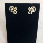 Disney Cheshire Cat Wood Stud Earrings Photo 0