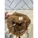 XOXO Vintage  Y2K faux leather shoulder hobo bag knotted handles shimmery white Photo 10