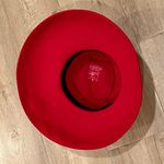 Bollman Hat Co. Vintage  100% Wool Doeskin Felt Red Hat Made in USA Photo 3