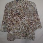 Allison Daley  14 Brown Leopardesque Top Plus Photo 2