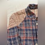 Free People  Women’s Fireside Nights Plaid Button-Down Shirt Photo 3