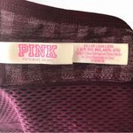 Victoria's Secret Victoria Secret PINK Sports Bra Purple LOGO Racer back Wireless Push Up EUC XS Photo 6
