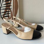 Tuckernuck NEW  FS/NY Black Baton Camel‎ Nappa Leather Slingback Mules Size 10 Photo 2