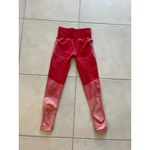 Gymshark XS red gym shark‎ leggings Photo 3