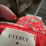 Everly Floral Red Dress Photo 1