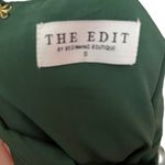 Beginning Boutique  green satin Manhattan slip dress Photo 8