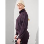 Athleta  XS Altitude Half Zip Sweatshirt Womens X-Small Iris Fleece Lined Photo 3