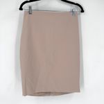 EXPRESS NWT  Straight Pencil Skirt Beige Tan High Waist Career Work Size 4 Photo 2