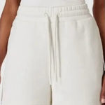 ZARA  Women's White Drawstring Athletic Shorts Photo 0