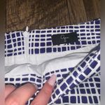 AQUA  Bloomingdale’s fitted tile patterned coastal pocket skirt  size small Photo 3