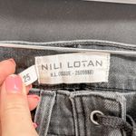 Nili Lotan Lace Up Vianca Jeans Black Size 25 Photo 6