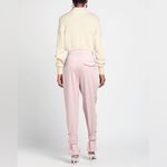 Danielle Bernstein WeWoreWhat Cream Collared Crop Knit Sweater Small Photo 15