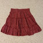 Princess Polly NWOT  Hanson Ruffled Mini Skirt Red Photo 2