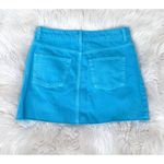 Topshop NWT High Waist Bright Blue Denim Mini Skirt Photo 4