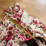 Abercrombie & Fitch ABERCROMBIE‎ & FITCH NWT Floral Smocked Waist Tiered Mini Dress Linen Blend Sz L Photo 8