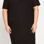 Universal Standard  Teresa‎ liquid Jersey v neck dress black Photo 0