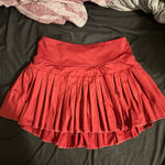 Gold Hinge Red  Skirt  Photo 1