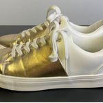 London Rag Women's Gold and White Sneakers Size 8.5/39 Photo 0
