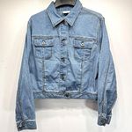 Liz Claiborne Original Lizwear Jeans Classic Denim Jacket Linen Cotton Blend Photo 0
