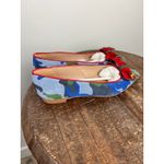 Handmade in Spain Ballet Flats Artemisa Red Camo Flats Shoes Women Size 37 Blue Photo 1