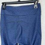 Outdoor Voices 7/8 Dipped Navy Blue Gray Two Tone Colorblock Ankle Legging Small Photo 3