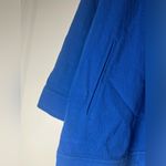 Chico's Chico’s Blue 3/4 Sleeve Full Zip Jacket With Hood Size 1 Medium Photo 1