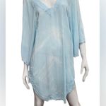 Gypsy 05 NWOT! Deep V Caftan in Spa Blue & Sand Photo 6