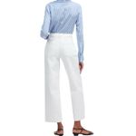 Madewell NWT  Tile White The Perfect Vintage Wide Leg Crop Jeans Size 25 Photo 2