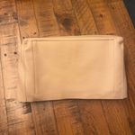 ZARA Faux Leather Clutch Tan Photo 3